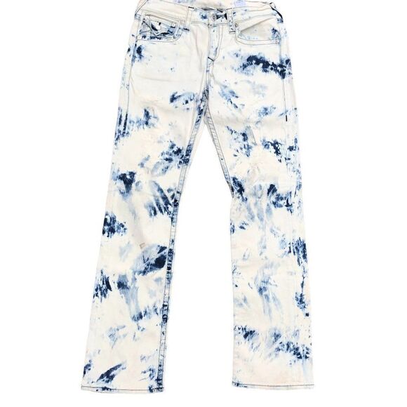 True Religion Jeans Size 32 STRAIGHT WITH FLAP - Picture 4 of 16